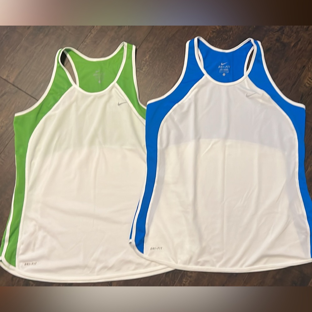 Nike Dri-Fit Women’s Tank Tops, size L, like new.